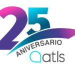 Logo 25ᵉ anniversaire ATLS - Agence de traduction et de marketing digital